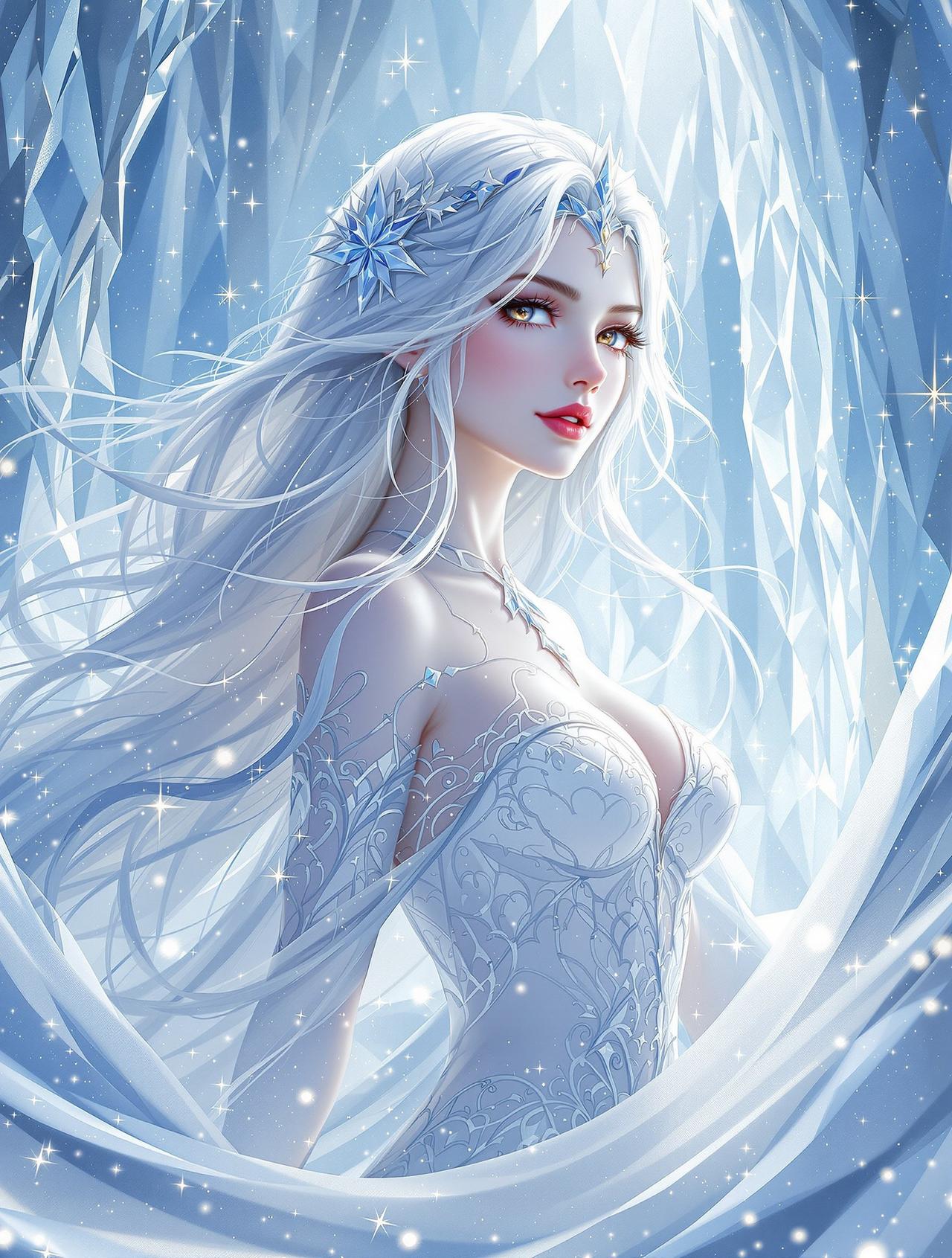 小短剧免费看《雪族霜华》海报 - 奇幻、古装题材短剧